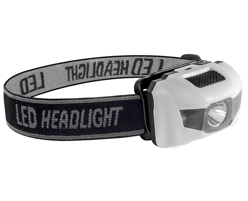 White 3 Way Pro Headlight - 3 Watt