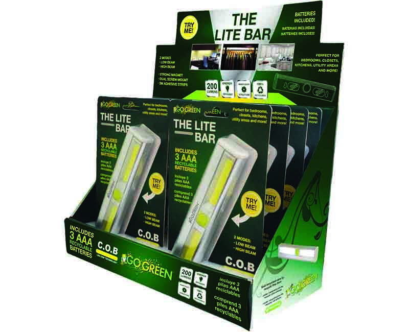 200 Lumens COB LED On/Off Switch - 8 Piece Display