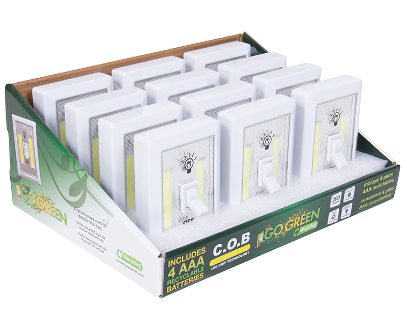 COB LED Light Switch - 12 Pack