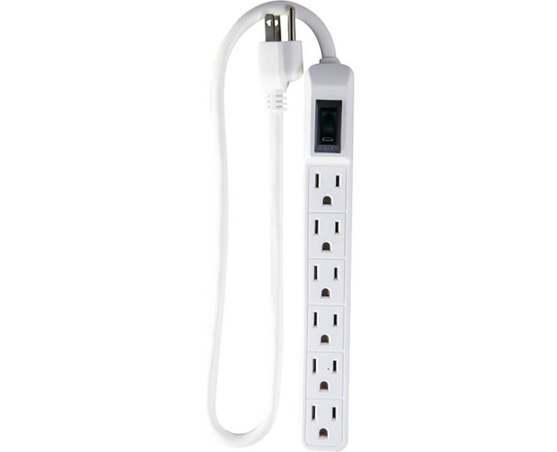 Mini Surge Protector - White