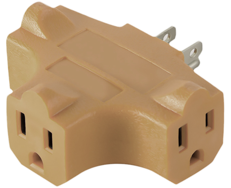 3 Wire Cube Adapter - Beige