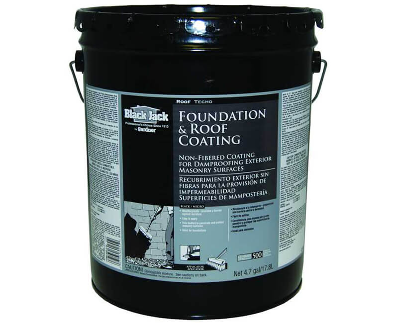 5 GAL Black Jack Non-Fibered Foundation & Roof Coating