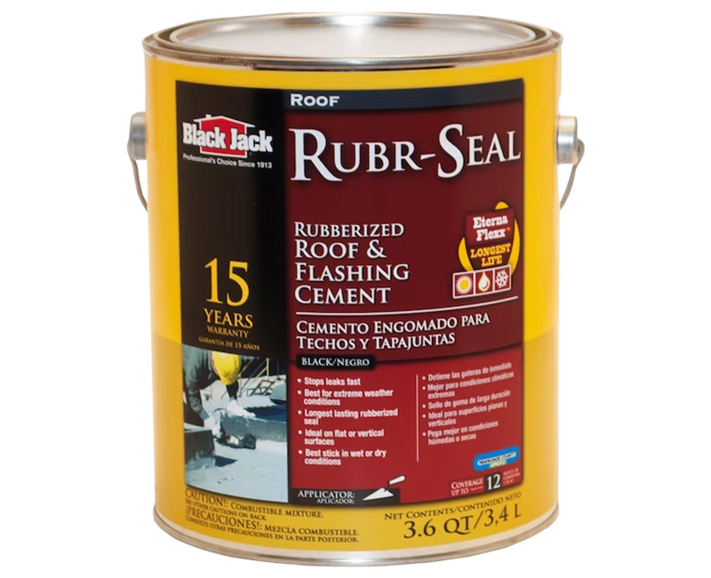 RUBBERIZED ROOF AND FLASHING CEMENT 1 GALLON