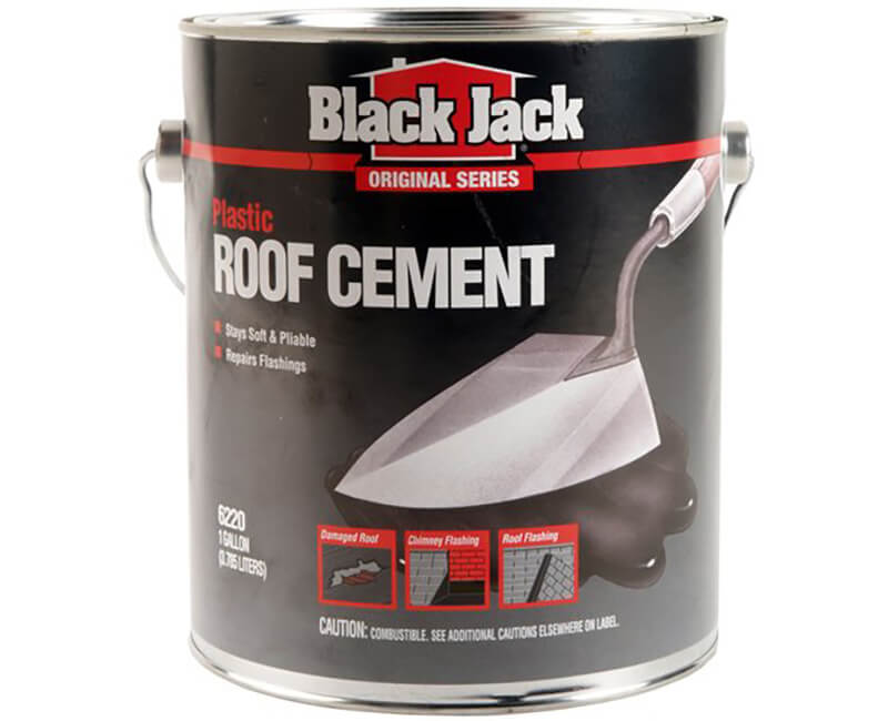 1 GAL Black Jack Plastic Roof Cement