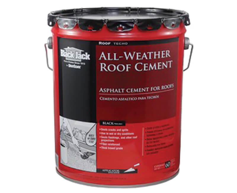 5 GAL Black Jack All Weather Roof Cement