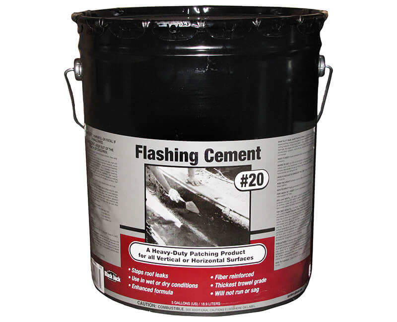 5 Gallon Black Jack #20 Flashing Cement