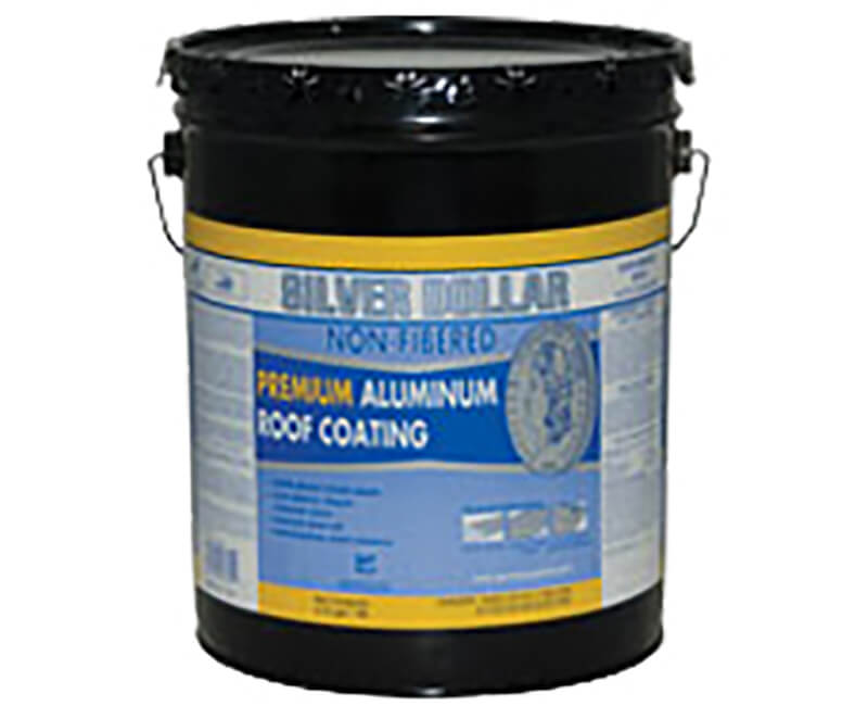5 GAL Silver Dollar Non-Fibered Aluminum Roof Coating