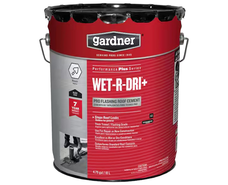 5 GAL GARDNER WET-R-DRI PRO FLASHING ROOF CEMENT