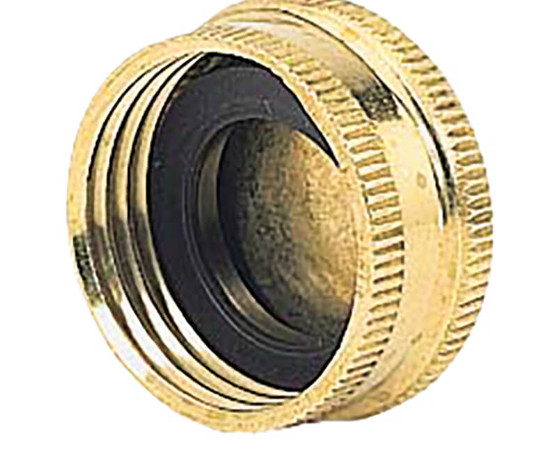 Brass Hose Cap - 2 Per Card