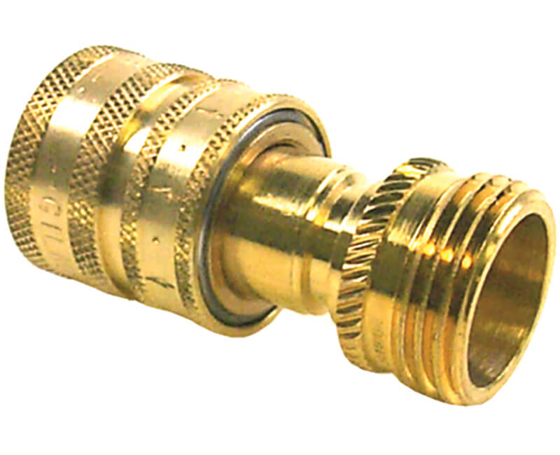 Solid Brass Male & Female Quick Connector Set