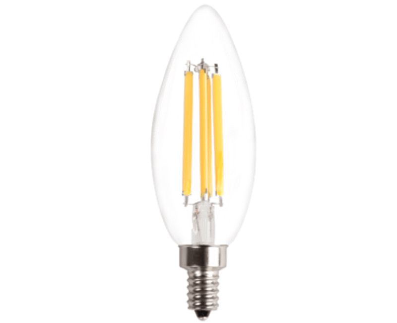 DIMMABLE C32 8W LED 27K