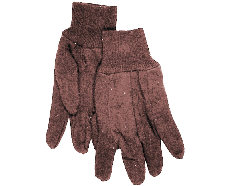 Brown Jersey Gloves
