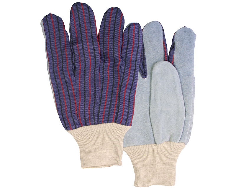 Knit Wrist Leather Palm Glove