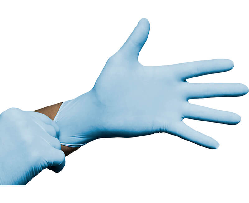 Blue Nitrile Gloves Large - 100 Per Box