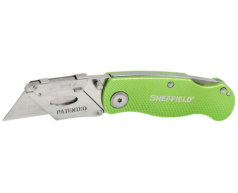 LOCK BACK UTILITY KNIFE LIME GREEN