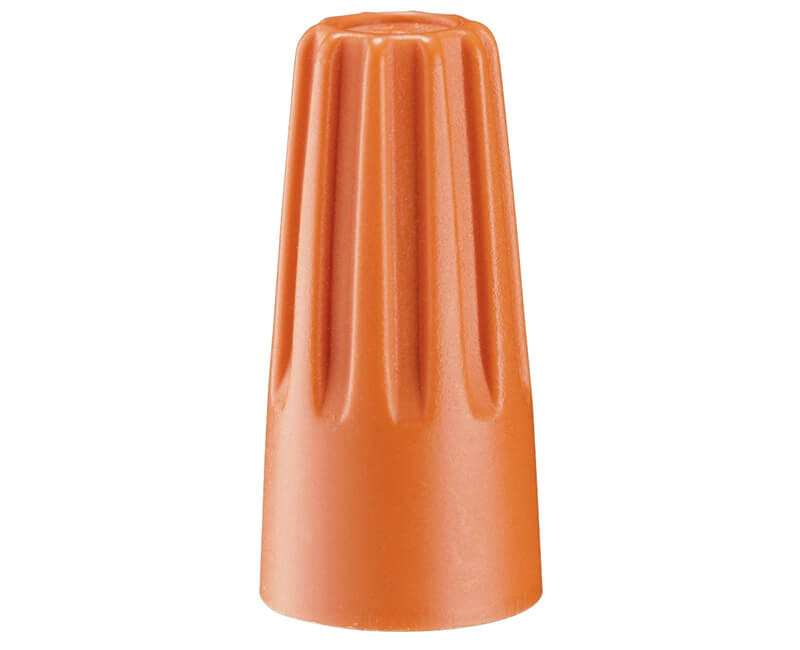 Orange WireGard Screw-On Wire Connectors - 25 Per Bag