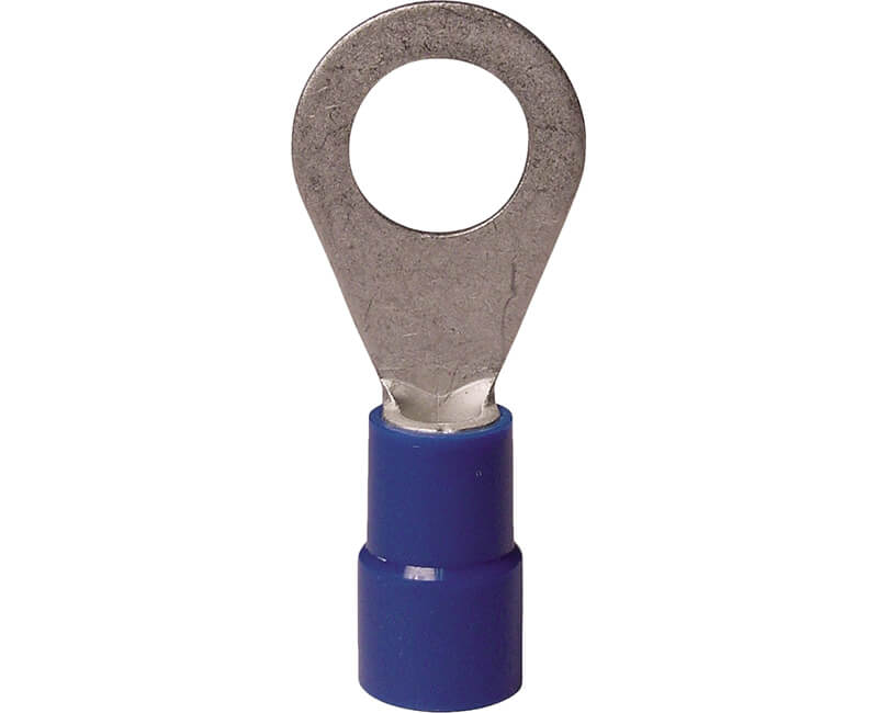 4-6 Stud Vinyl Insulated Ring Terminals - Blue