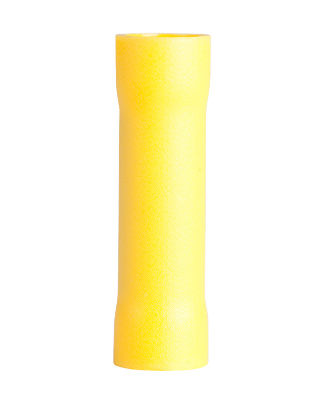 BUTT SPLICE #12-#10 AWG YELLOW 15PCS/CLAM