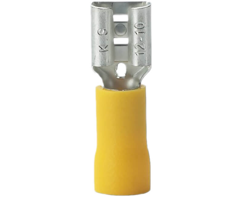 12-10 AWG Vinyl Insulated Terminal Disconnect - Female