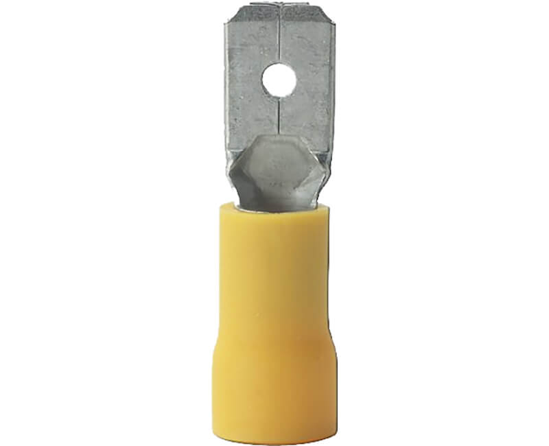 12-10 AWG Vinyl Insulated Terminal Disconnect - Male