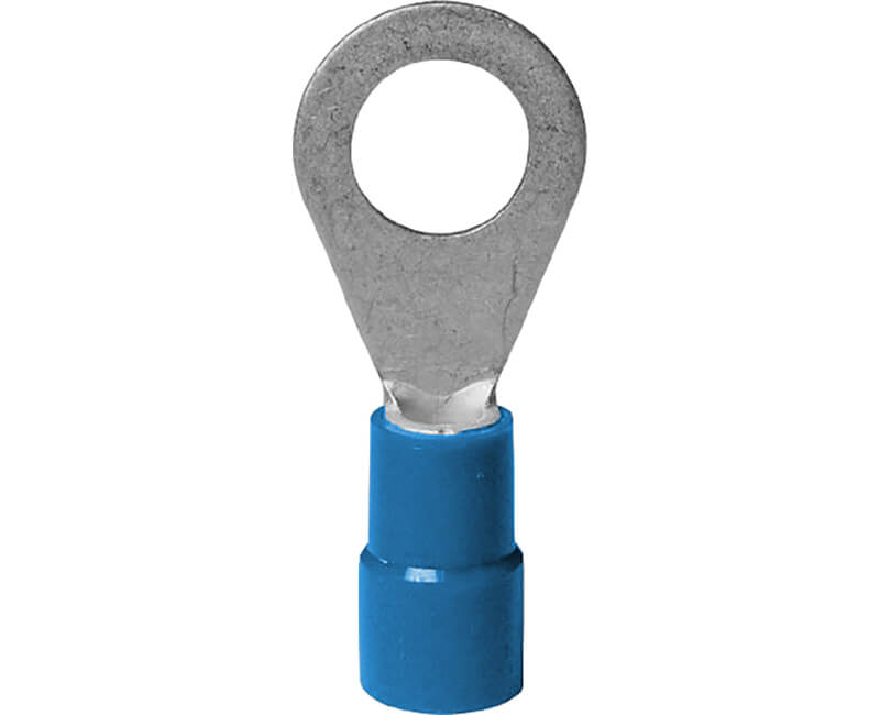 8-10 Stud Vinyl Insulated Ring Terminal - Blue