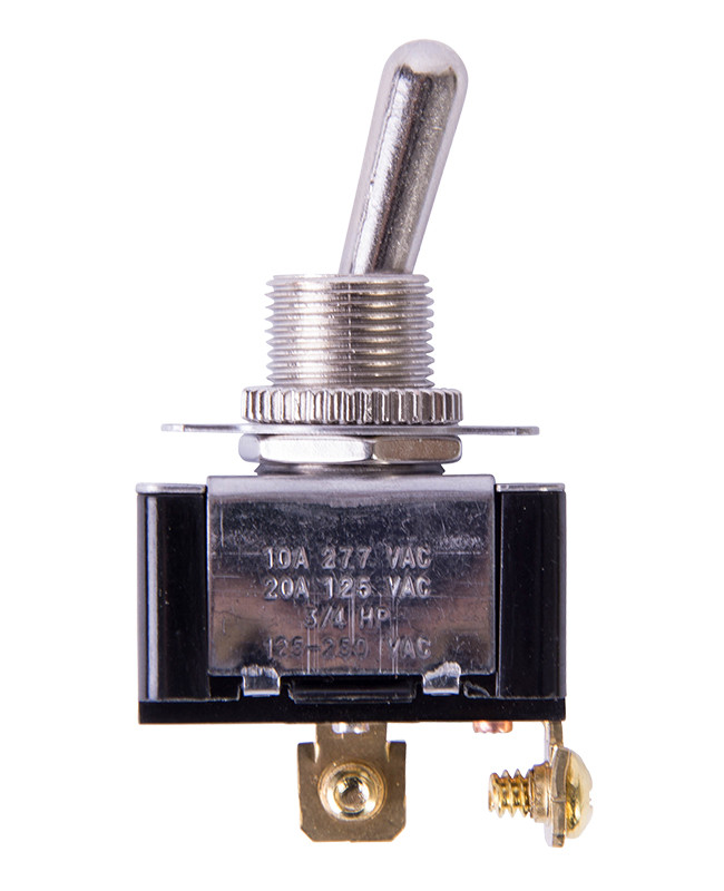 TOGGLE SWITCH ON/OFF SPST 20A 125VAC 1/CD