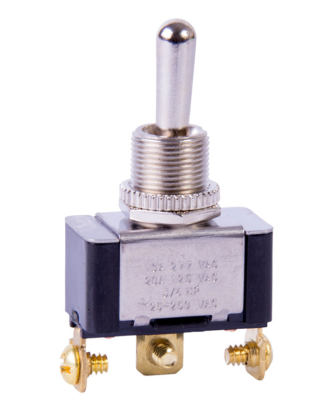 TOGGLE SWITCH ON/OFF/ON SPDT 20A 125VAC 1