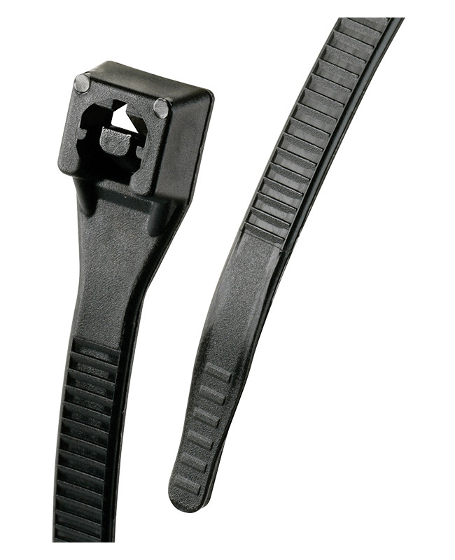 CABLE TIE, 8", XTREME, BLACK, 50LB, 20/BAG,