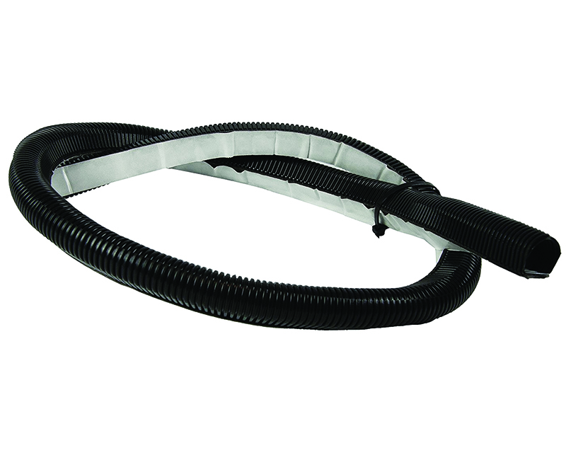 4 Ft. Black Grip Strip Split Flexible Tubing W/ Adhesive Back