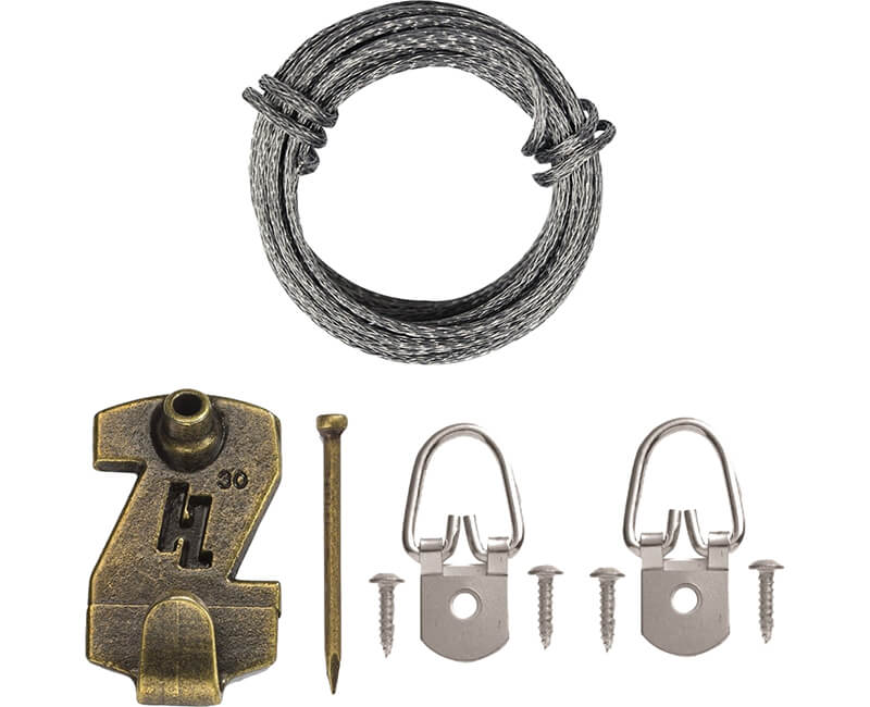 1 Hole D Ring Wire Kit - 30 Lb.