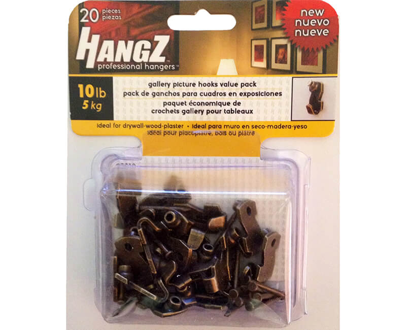 10 Lb. Gallery Hooks - Value Pack