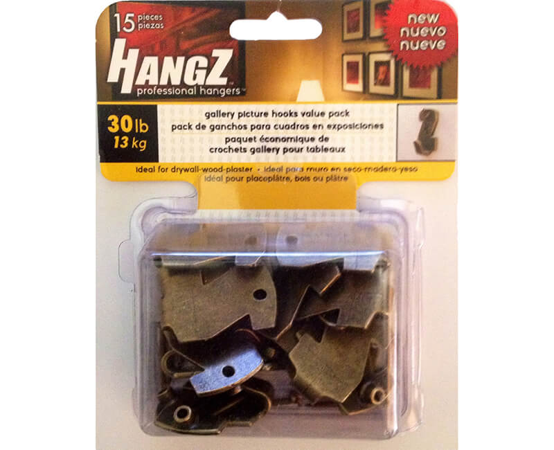 30 Lb. Gallery Hooks - Value Pack