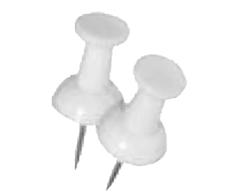 White Push Pin - 16 PCS