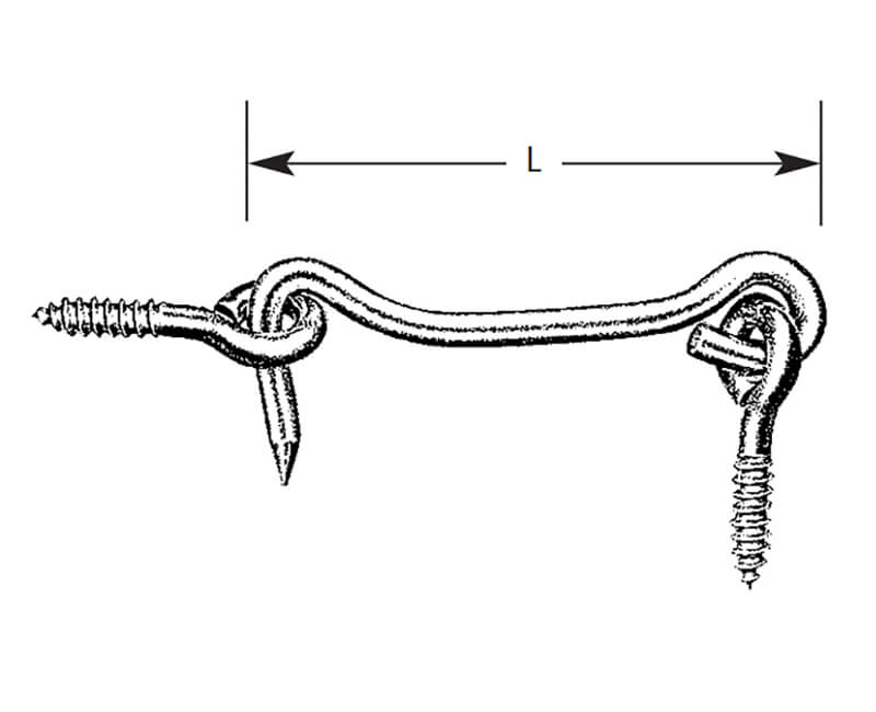 12" Gate Hook