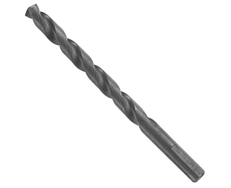 3/8"Black Oxide High Speed Drill Bit - Carded