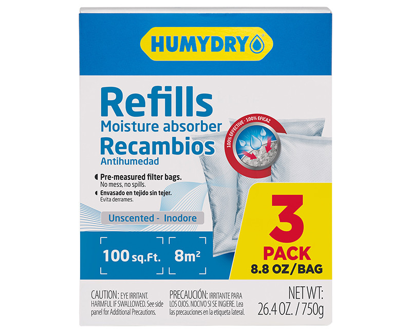 8.8oz. Moisture Absorber Refill Unscented 3pk