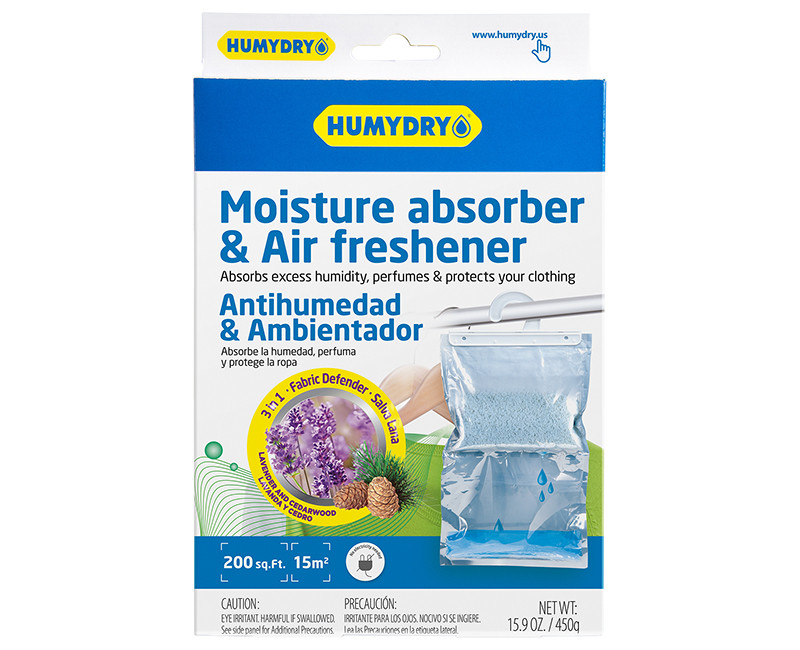 15.9oz Hanging Bag Moisture Absober Lavender Cedar Moth Protector 1pk