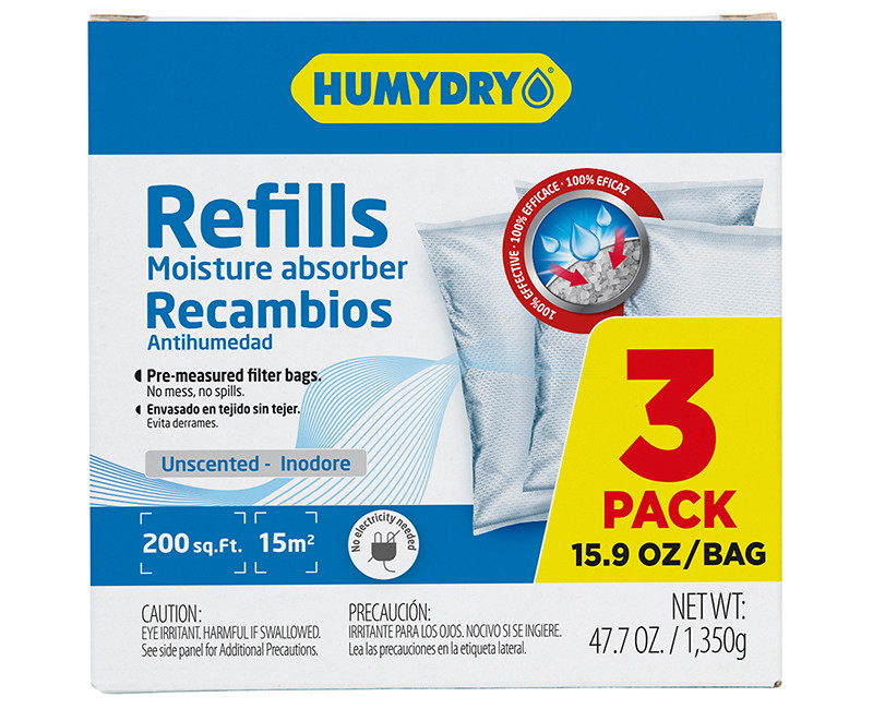 15.9oz. Moisture Absorber Refill Unscented 3pk