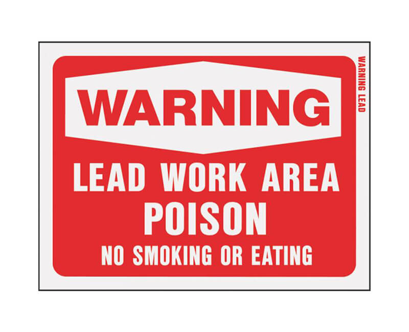 9"X12" X 12" Signs - Warning Work Area