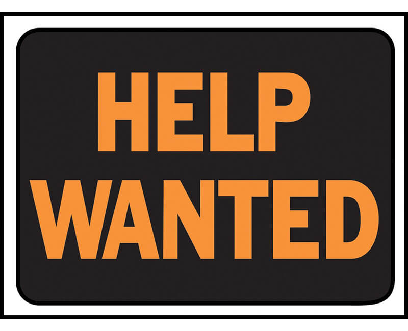 9" X 12" Signs - Help Wanted