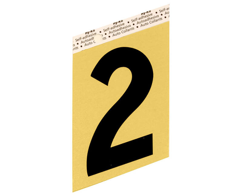 3-1/2" Gold Number - 2