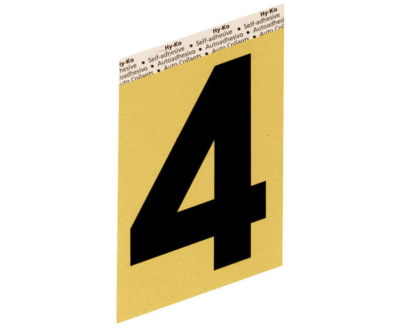 3-1/2" Gold Number - 4