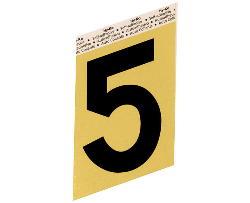 3-1/2" Gold Number - 5