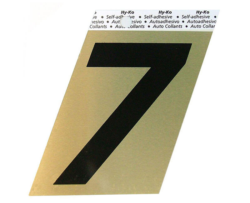 3-1/2" Gold Number - 7