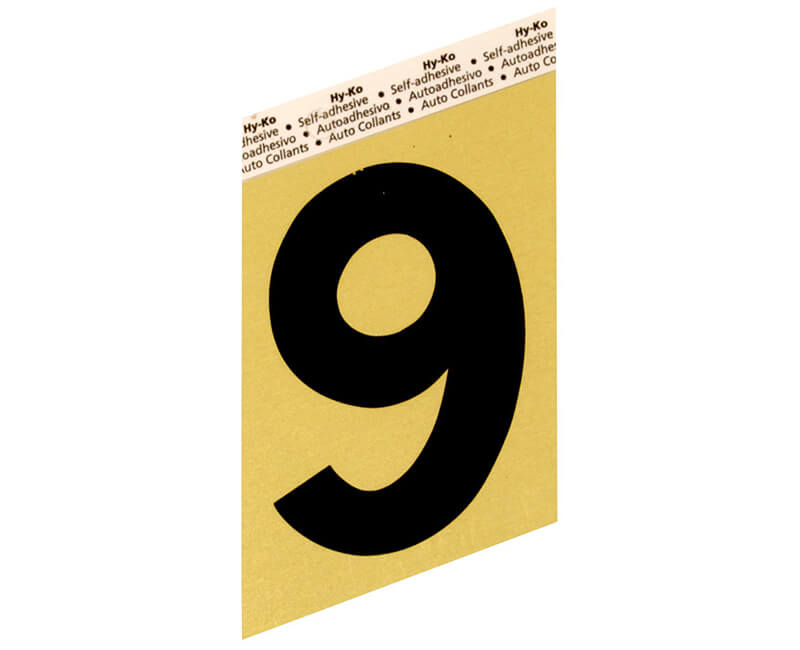 3-1/2" Gold Number - 9