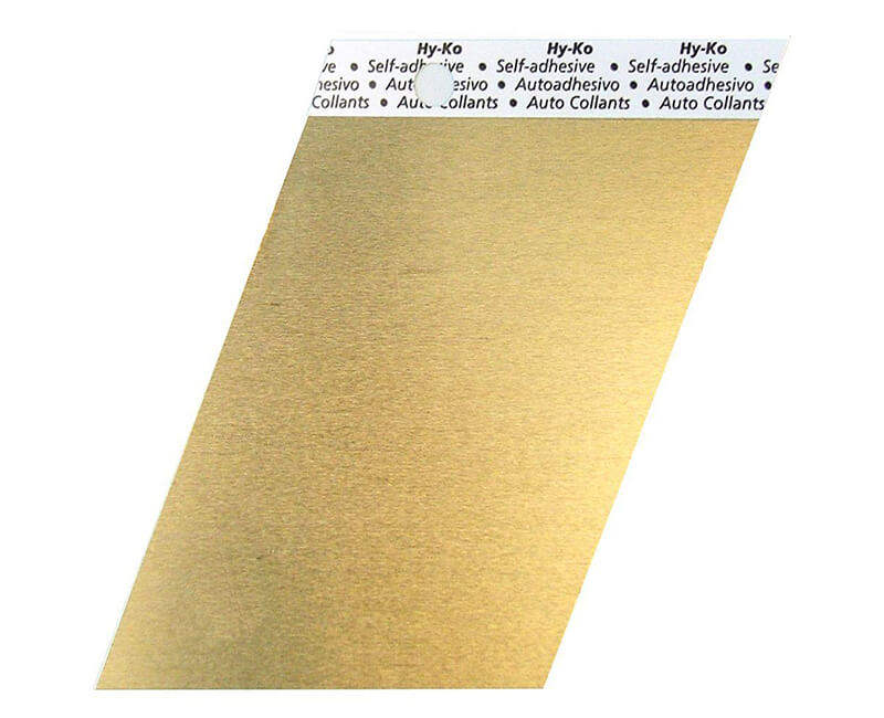 3-1/2" Gold Letter - Blank