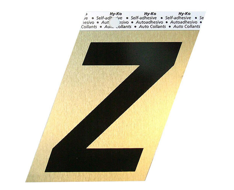3-1/2" Gold Letter - Z