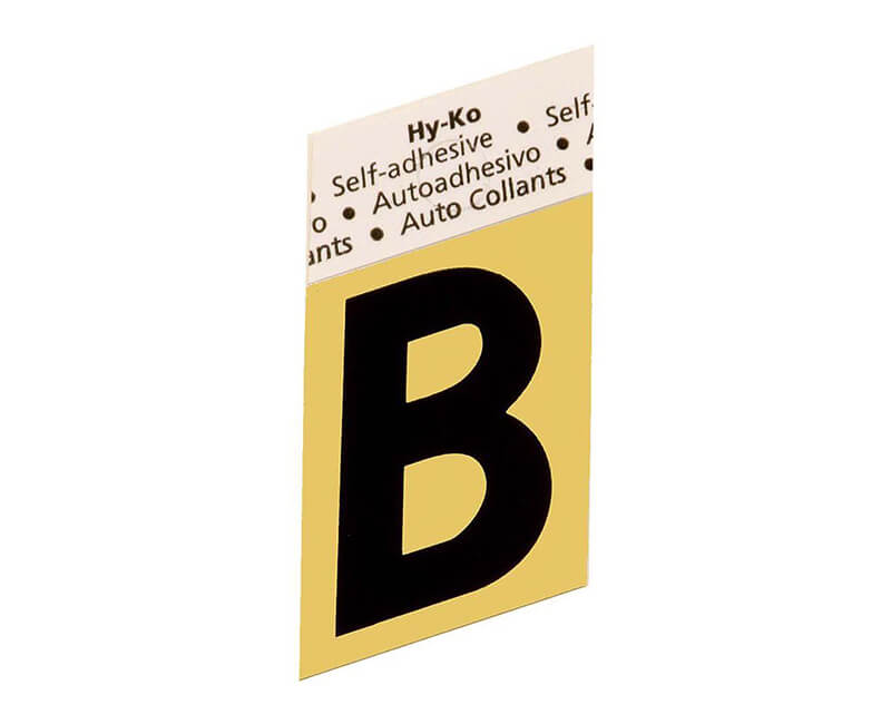 1-1/2" Gold Letter - B