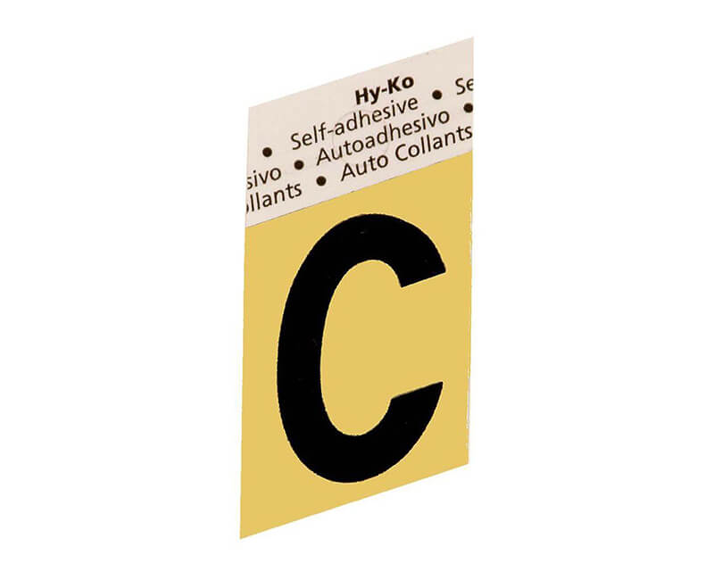 1-1/2" Gold Letter - C