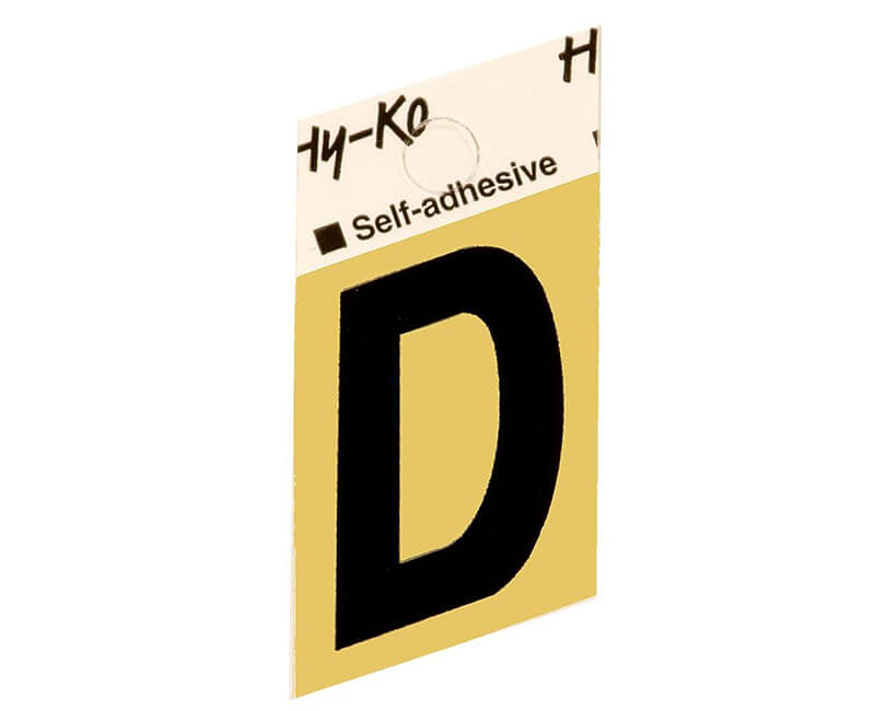 1-1/2" Gold Letter - D